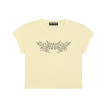 Delicate Metal Font Baby Tee - Goth Cloth Co.gymwear260730PODAA1096016