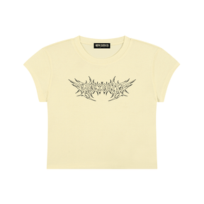 Delicate Metal Font Baby Tee - Goth Cloth Co.gymwear260730PODAA1096016