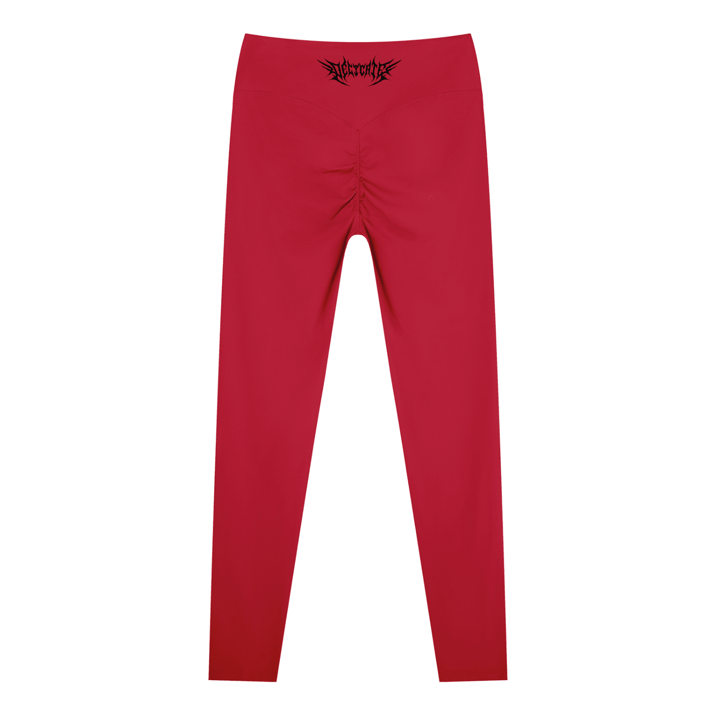 Delicate Metal Font High Waisted Ankle Leggings - Goth Cloth Co.gymwear260721PODBK1036006