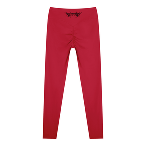 Delicate Metal Font High Waisted Ankle Leggings - Goth Cloth Co.gymwear260721PODBK1036006