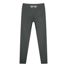 Delicate Metal Font High Waisted Ankle Leggings - Goth Cloth Co.gymwear260807PODBK0466#006