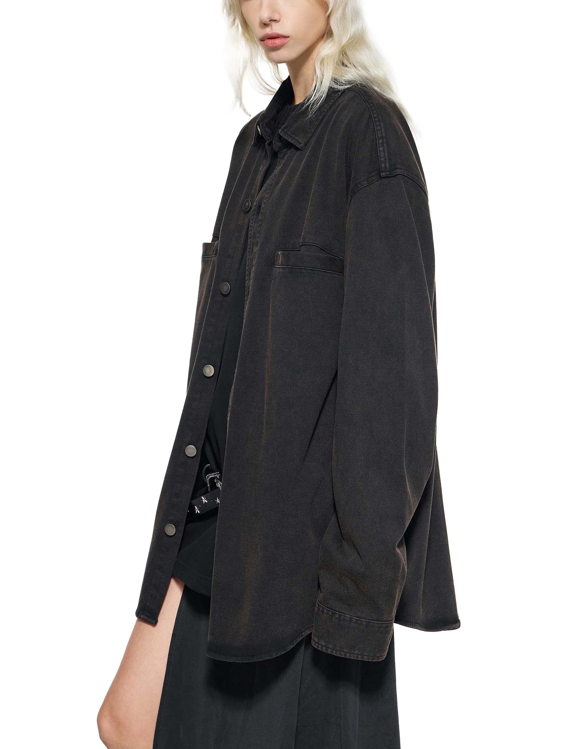 Denim Vintage Washed Heavyweight Jacket - Goth Cloth Co.251217PODQY0904001