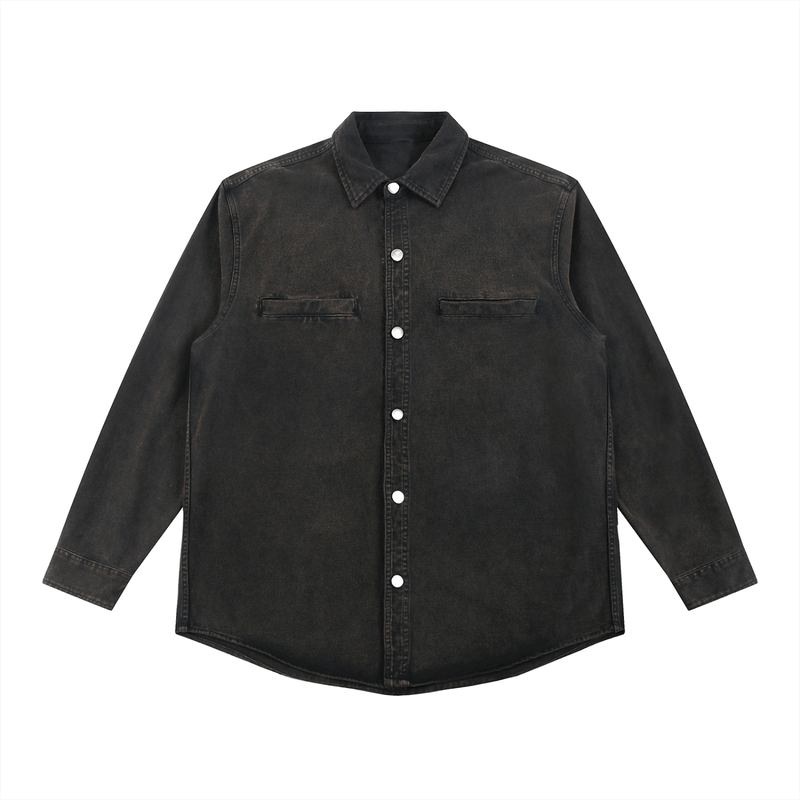 Denim Vintage Washed Heavyweight Jacket - Goth Cloth Co.251217PODQY0904001