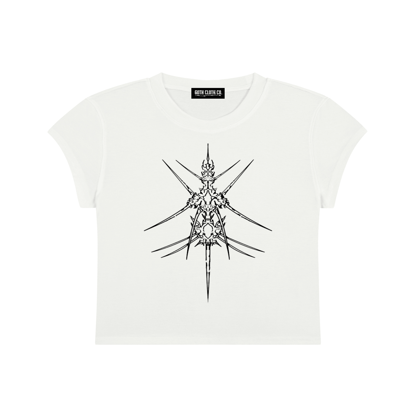 Divine Ruin Baby Tee - Goth Cloth Co.gymwear260730PODAA1046001