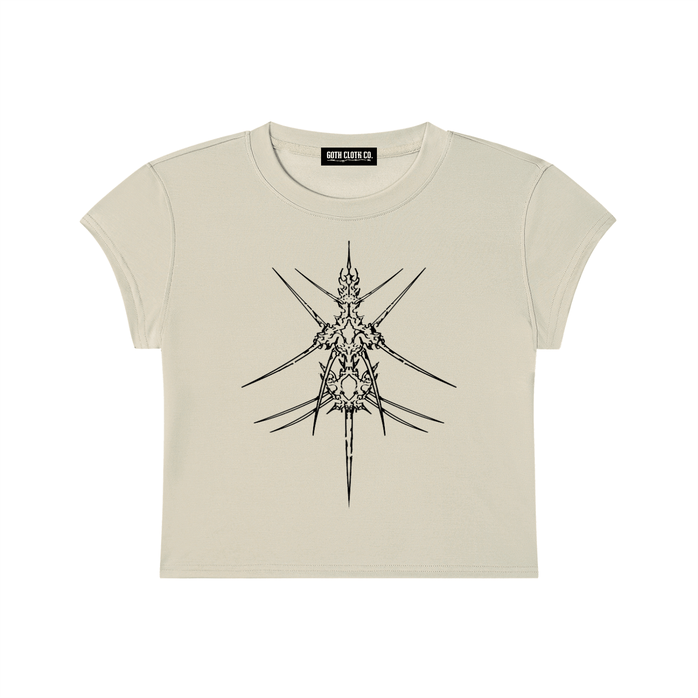 Divine Ruin Baby Tee - Goth Cloth Co.gymwear260730PODAA1046006