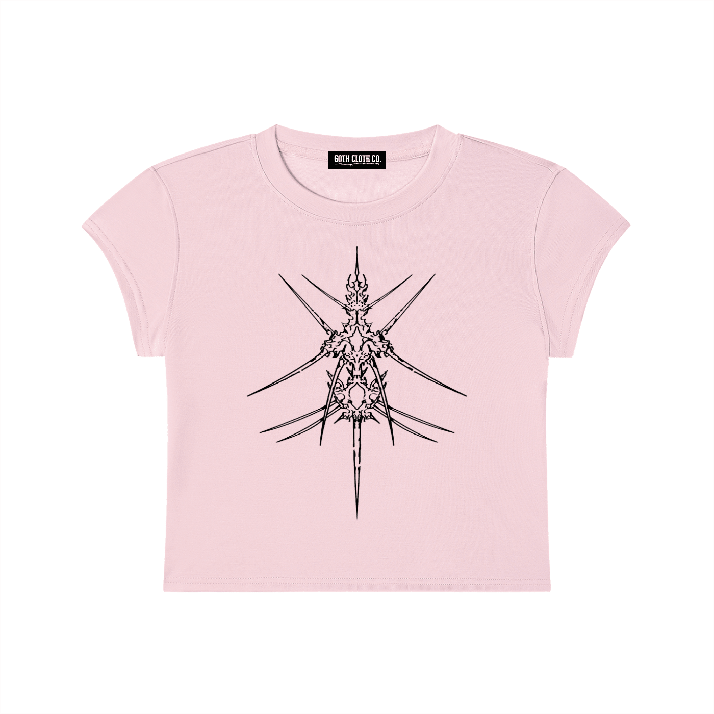 Divine Ruin Baby Tee - Goth Cloth Co.gymwear260730PODAA1046011