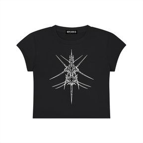 Divine Ruin Baby Tee - Goth Cloth Co.gymwear260730PODAA1049001