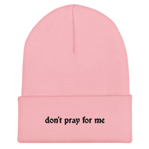 Don't Pray For Me Goth Knit Beanie - Goth Cloth Co.6287528_17494