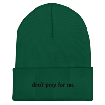 Don't Pray For Me Goth Knit Beanie - Goth Cloth Co.6287528_8941