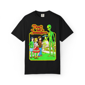 Don't Talk To Strangers Alien Comfy Tee - Goth Cloth Co.8492639_15114