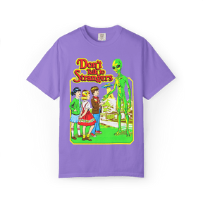 Don't Talk To Strangers Alien Comfy Tee - Goth Cloth Co.8492639_15186