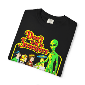 Don't Talk To Strangers Alien Comfy Tee - Goth Cloth Co.8492639_21257
