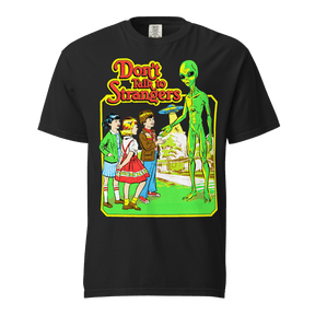 Don't Talk To Strangers Alien Comfy Tee - Goth Cloth Co.8492639_21257