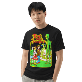 Don't Talk To Strangers Alien Comfy Tee - Goth Cloth Co.8492639_21257