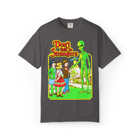Don't Talk To Strangers Alien Comfy Tee - Goth Cloth Co.8492639_21264