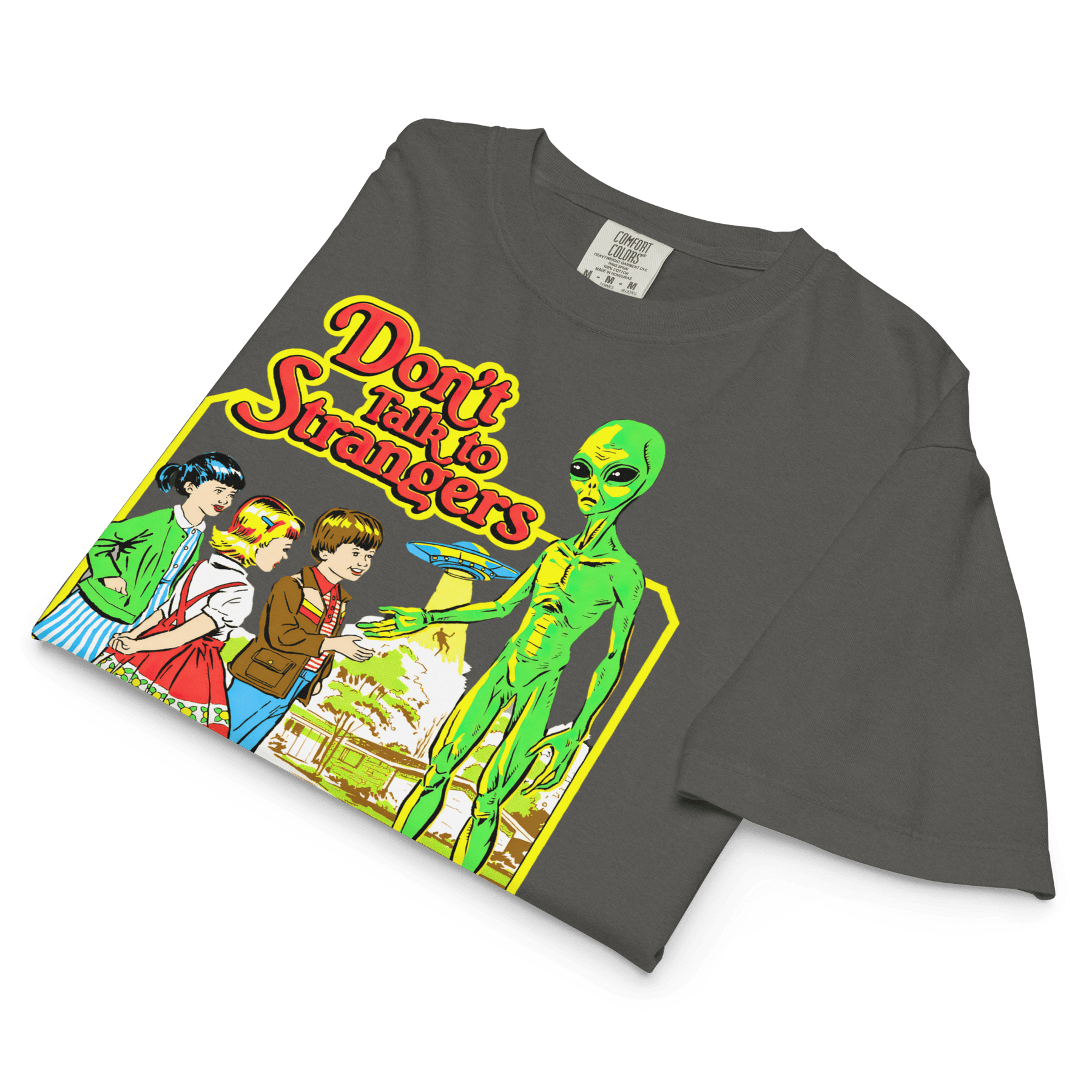 Don't Talk to Strangers Crop Top - Goth Cloth Co.2289214_22587