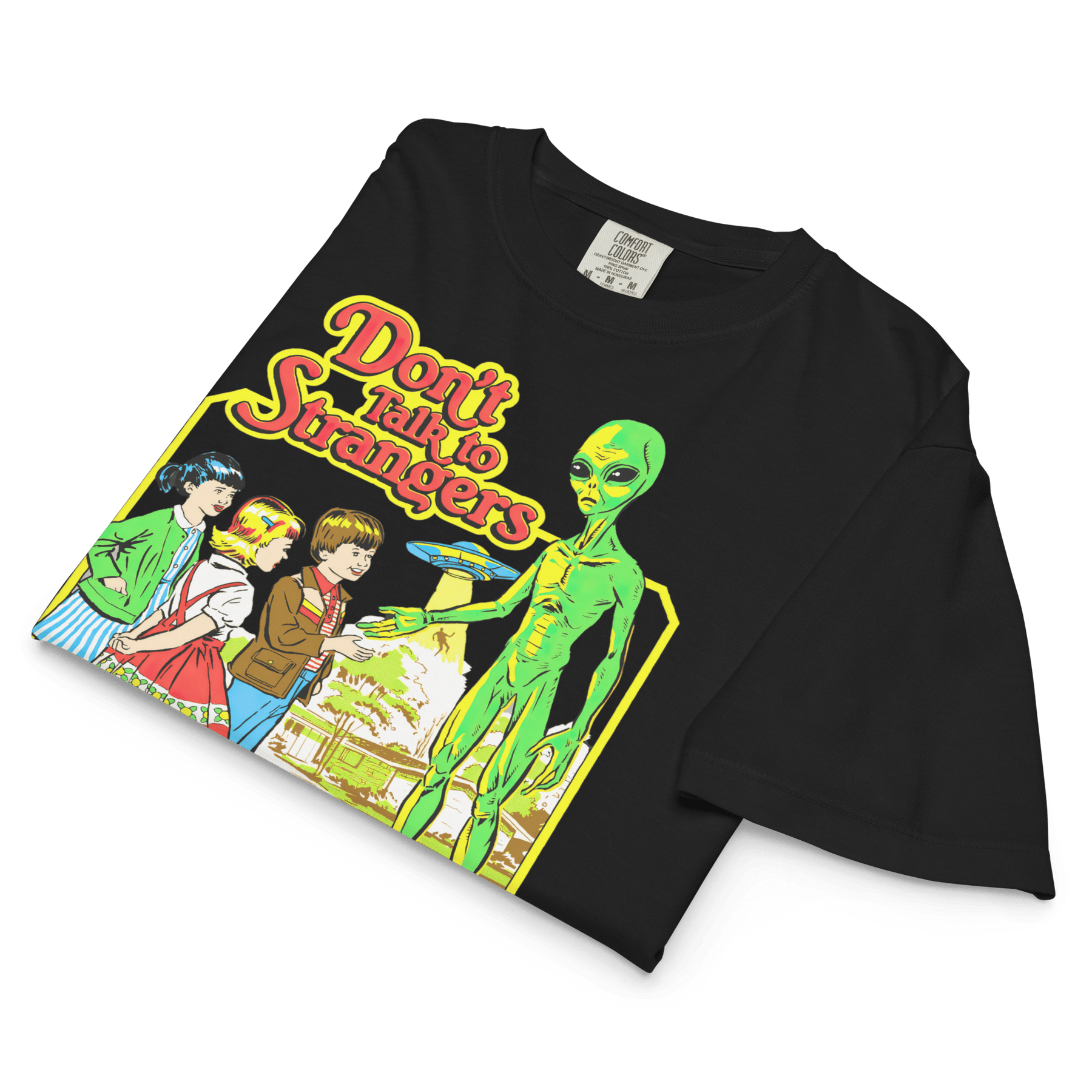 Don't Talk to Strangers Crop Top - Goth Cloth Co.2289214_22587