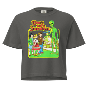 Don't Talk to Strangers Crop Top - Goth Cloth Co.2289214_22587