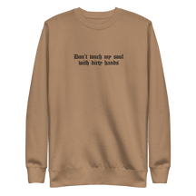 Don't Touch My Soul Embroidered Sweatshirt - Goth Cloth Co.5925472_25526