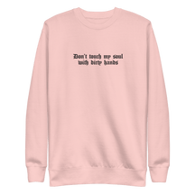 Don't Touch My Soul Embroidered Sweatshirt - Goth Cloth Co.5925472_25544