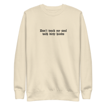 Don't Touch My Soul Embroidered Sweatshirt - Goth Cloth Co.9794421_20357