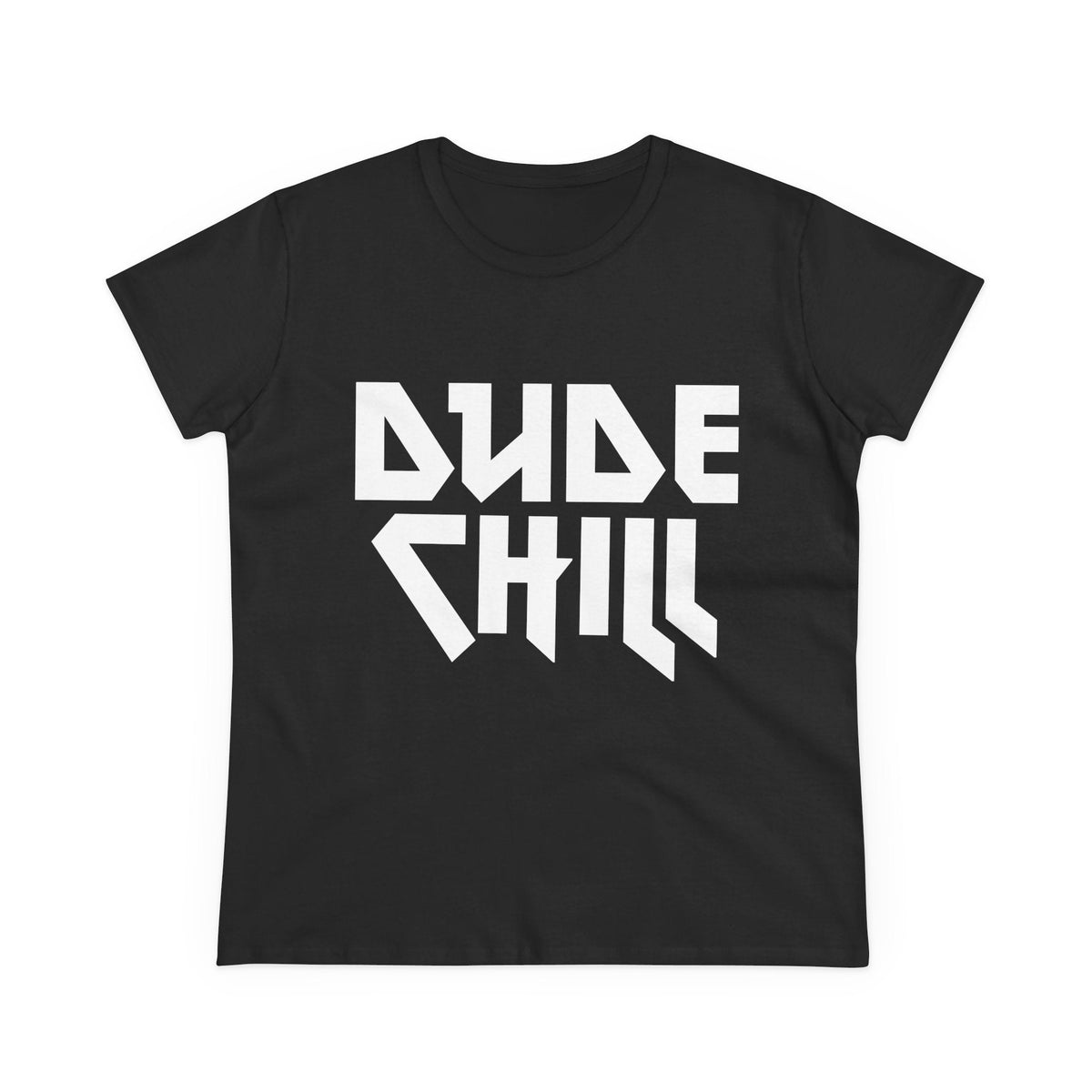 Dude Chill Women's Baby Tee - Goth Cloth Co.T-Shirt22902896689812274938