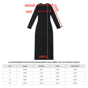 Dyed Washed Slit Maxi Dress - Goth Cloth Co.251217PODBQ0941006