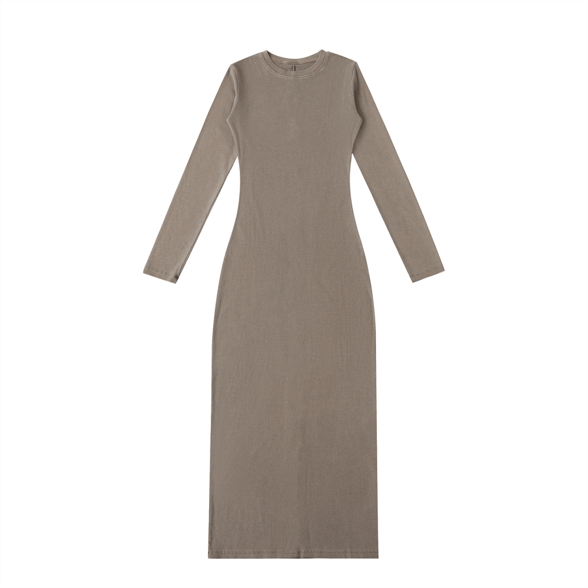 Dyed Washed Slit Maxi Dress - Goth Cloth Co.251217PODBQ0941016