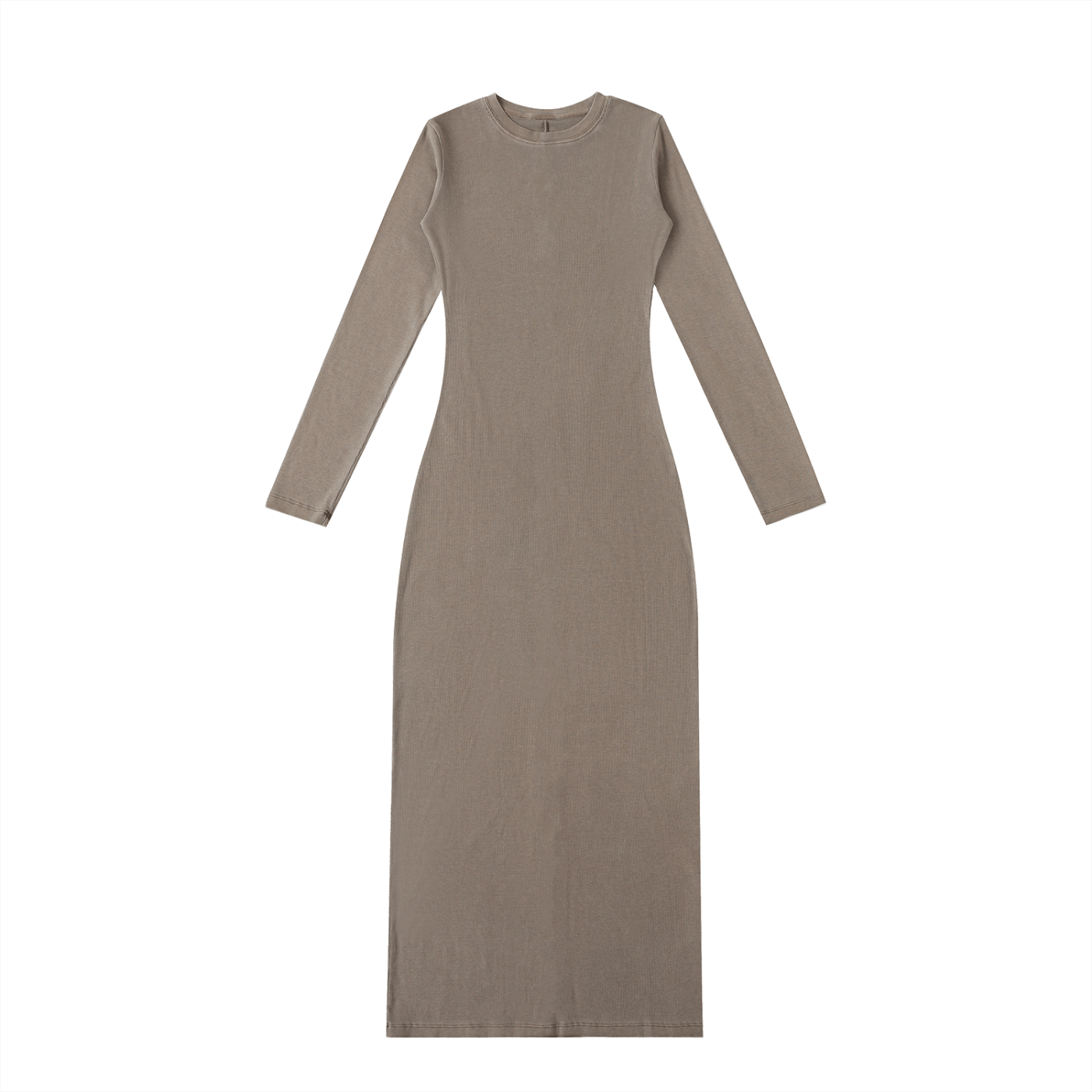 Dyed Washed Slit Maxi Dress - Goth Cloth Co.251217PODBQ0941016