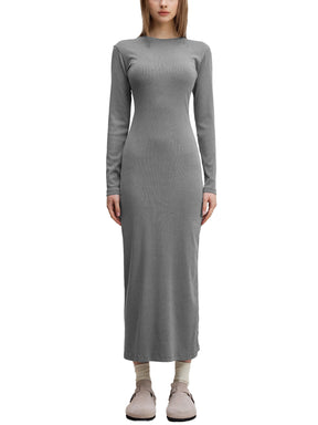 Dyed Washed Slit Maxi Dress - Goth Cloth Co.251217PODBQ0941021