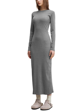 Dyed Washed Slit Maxi Dress - Goth Cloth Co.251217PODBQ0941021