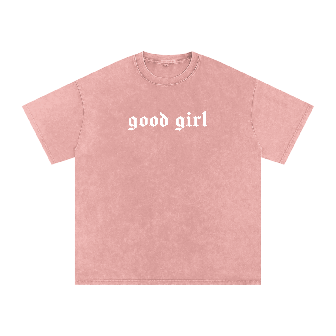 Good Girl Acid Washed Oversized Tee