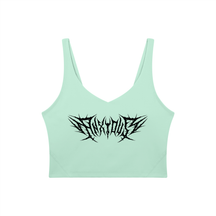 Anxious V-Neck Long Line Sports Bra