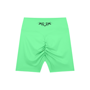 Venom Heart High-Waisted Scrunch Yoga Shorts