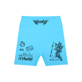Mental Notes High-Waisted Blend Biker Shorts