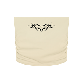Venom Heart Cropped Yoga Tube Top
