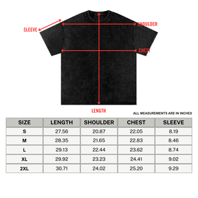 Easy Bake Coven Acid Wash Oversized Tee (READY TO SHIP) - Goth Cloth Co.