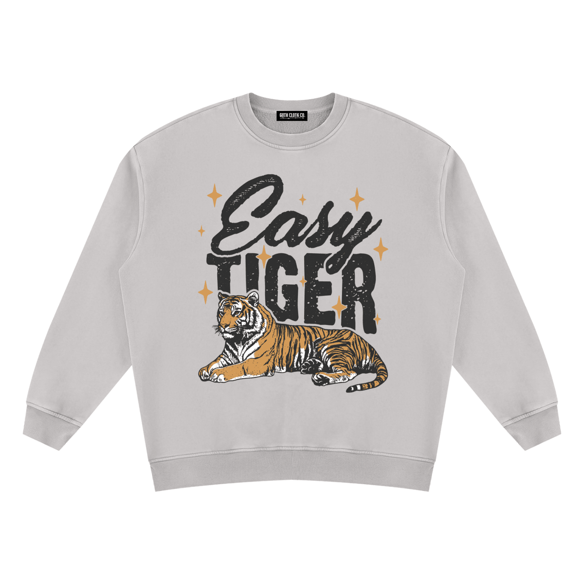 Easy Tiger Vintage Wash Fleece Sweatshirt - Goth Cloth Co.260916PODRA0825006
