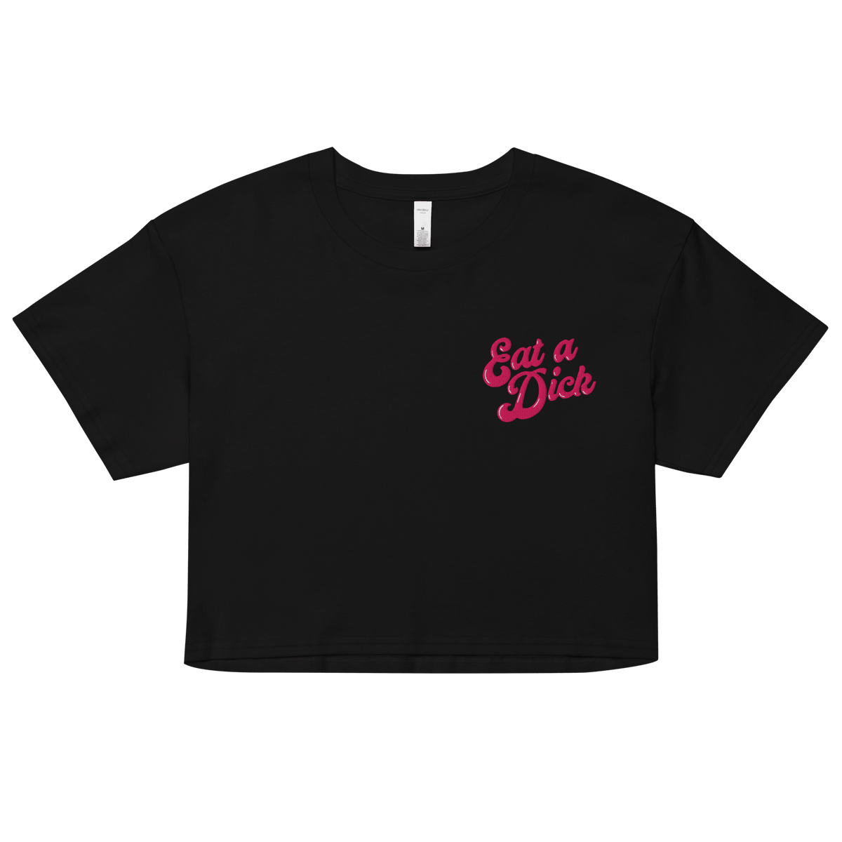 Eat A Dick Embroidered Crop Top - Goth Cloth Co.6904267_16094