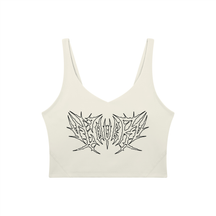Lover Metal Font Long Line Sports Bra