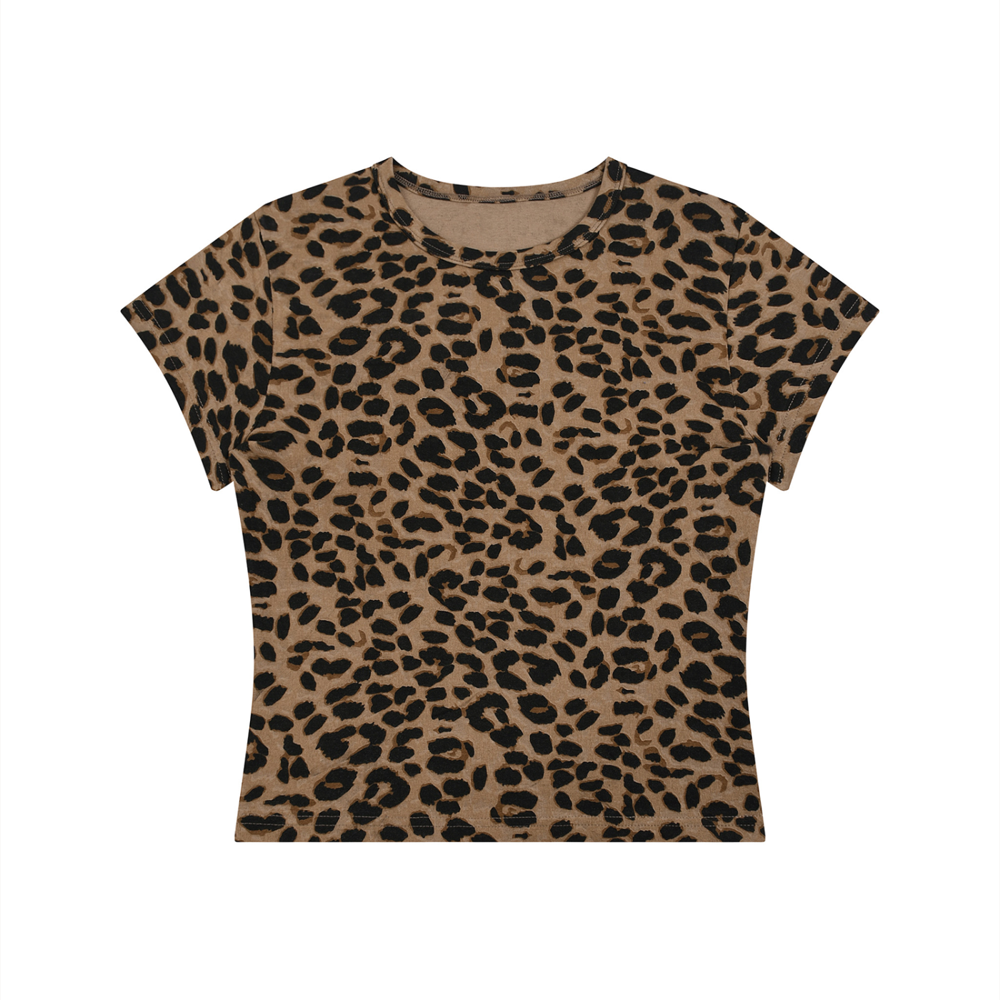 Leopard Print Baby Tee