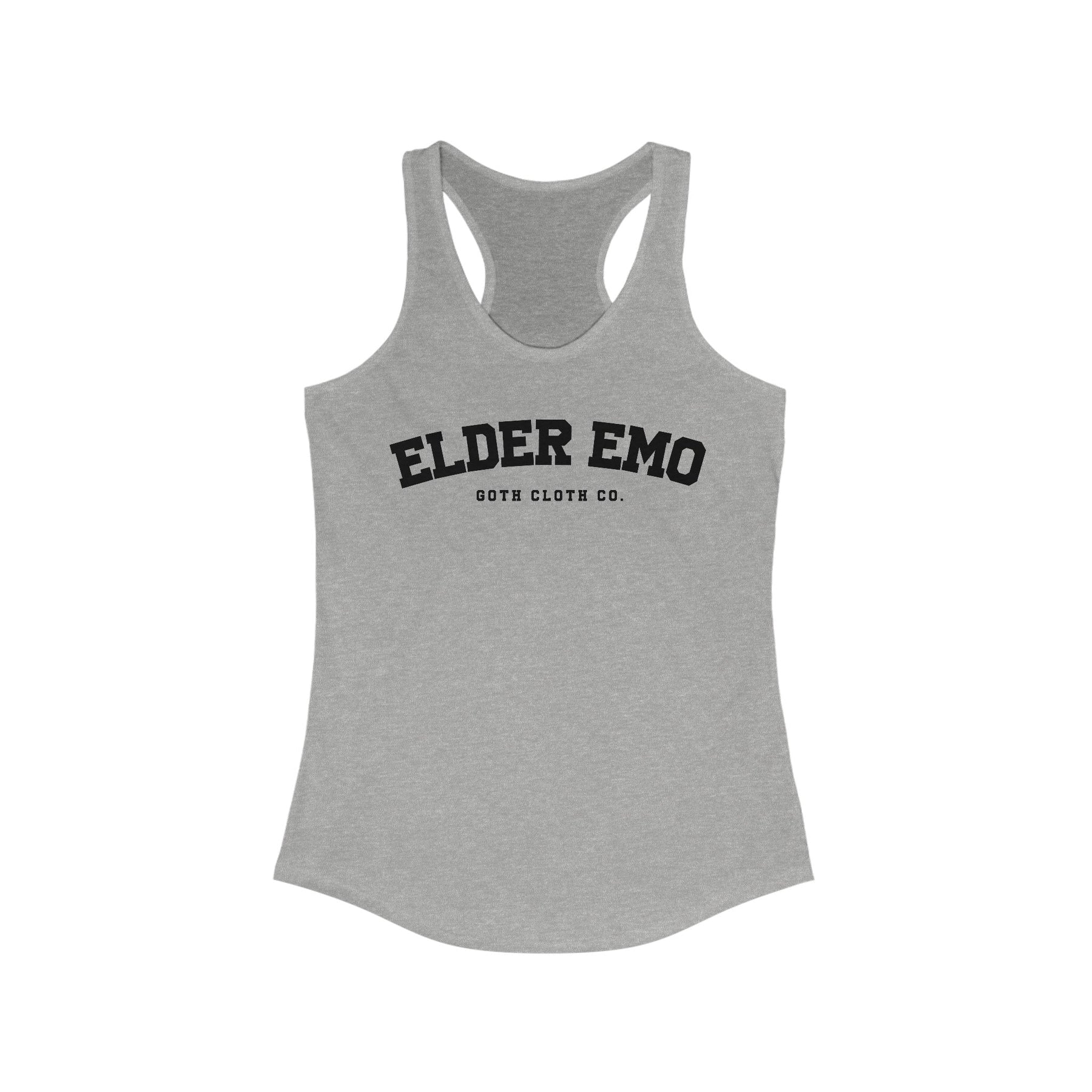 Elder Emo College Women's Racerback Tank - Goth Cloth Co.Tank Top17877162680882395002
