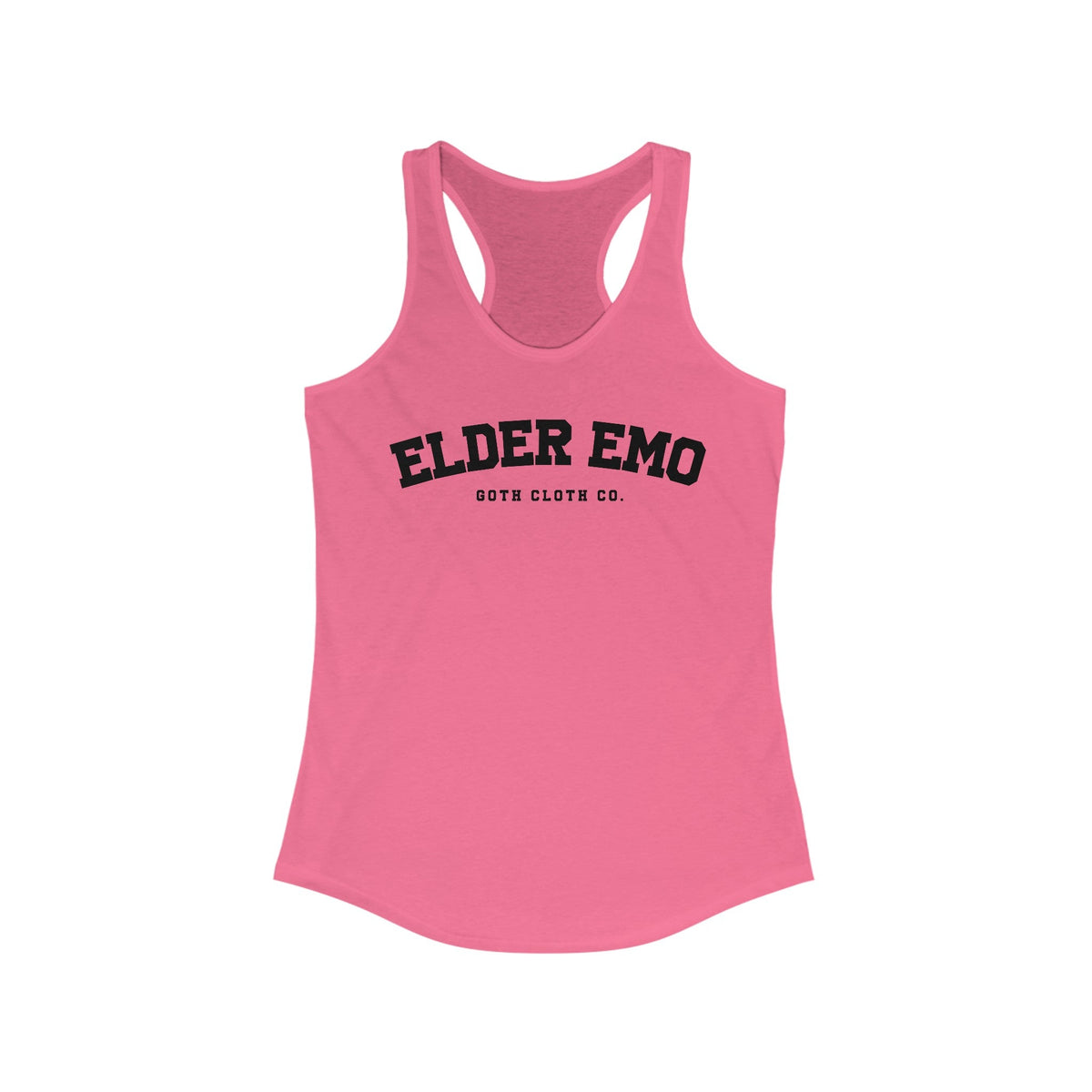 Elder Emo College Women's Racerback Tank - Goth Cloth Co.Tank Top23338184060266228223