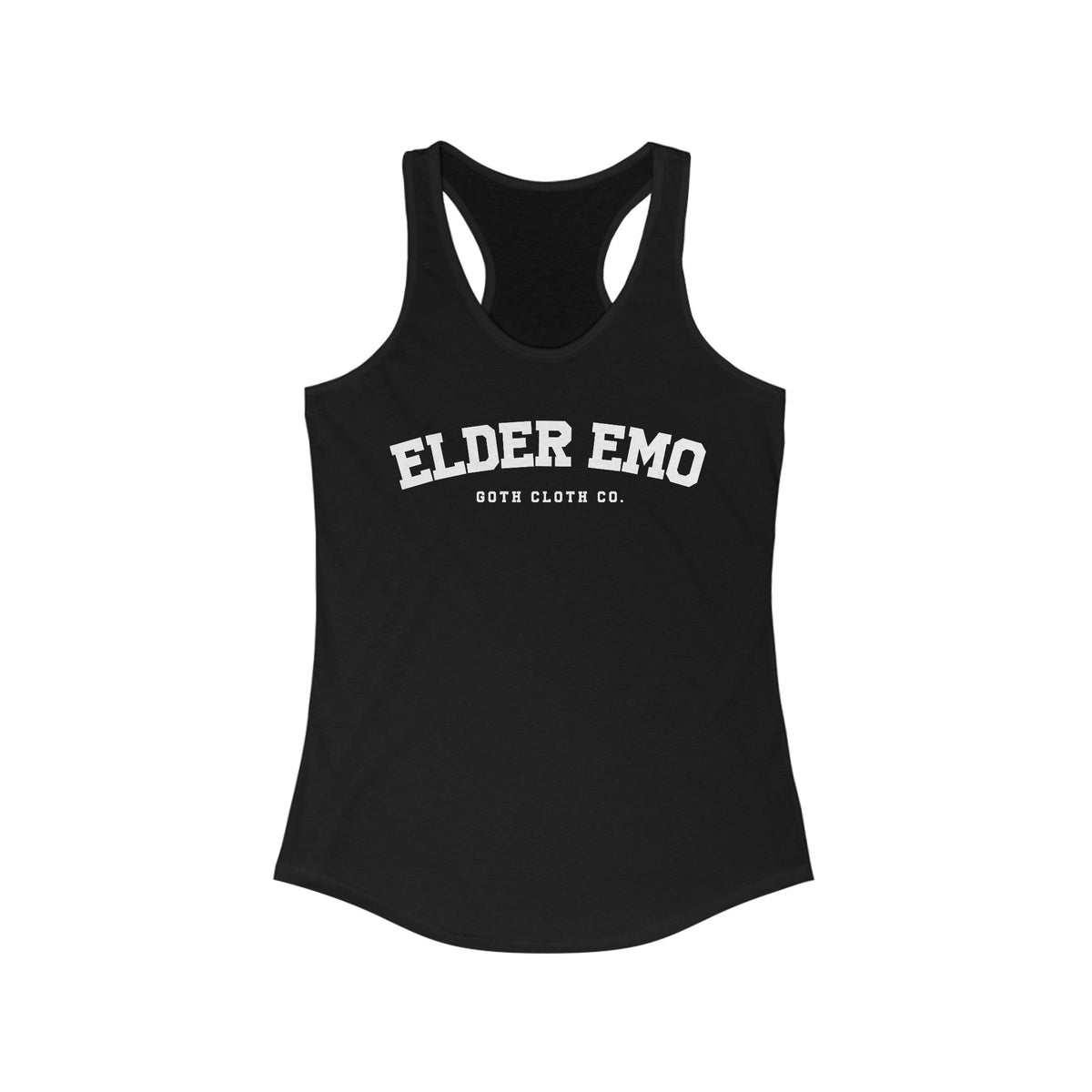 Elder Emo College Women's Racerback Tank - Goth Cloth Co.Tank Top82292218700373023372