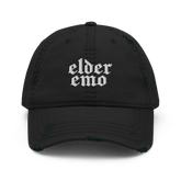 Elder Emo Distressed Dad Cap - Goth Cloth Co.2791202_10990