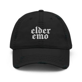 Elder Emo Distressed Dad Cap - Goth Cloth Co.2791202_10990