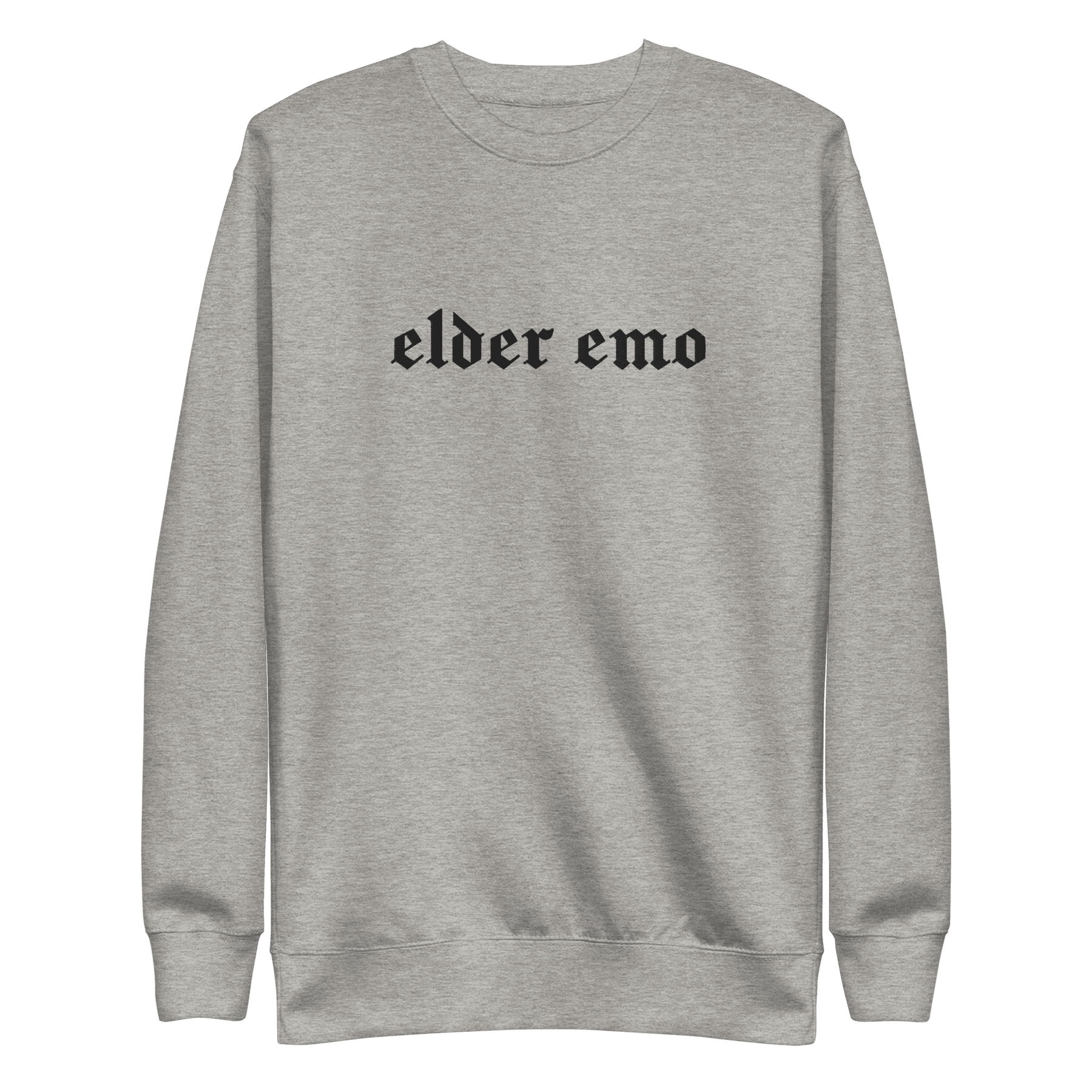 Elder Emo Embroidered Sweatshirt - Goth Cloth Co.4637339_11244