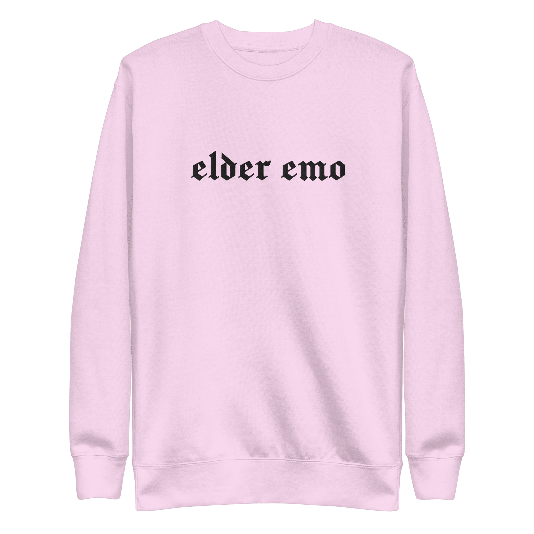 Elder Emo Embroidered Sweatshirt - Goth Cloth Co.4637339_25550