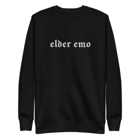 Elder Emo Embroidered Sweatshirt - Goth Cloth Co.7030142_11254