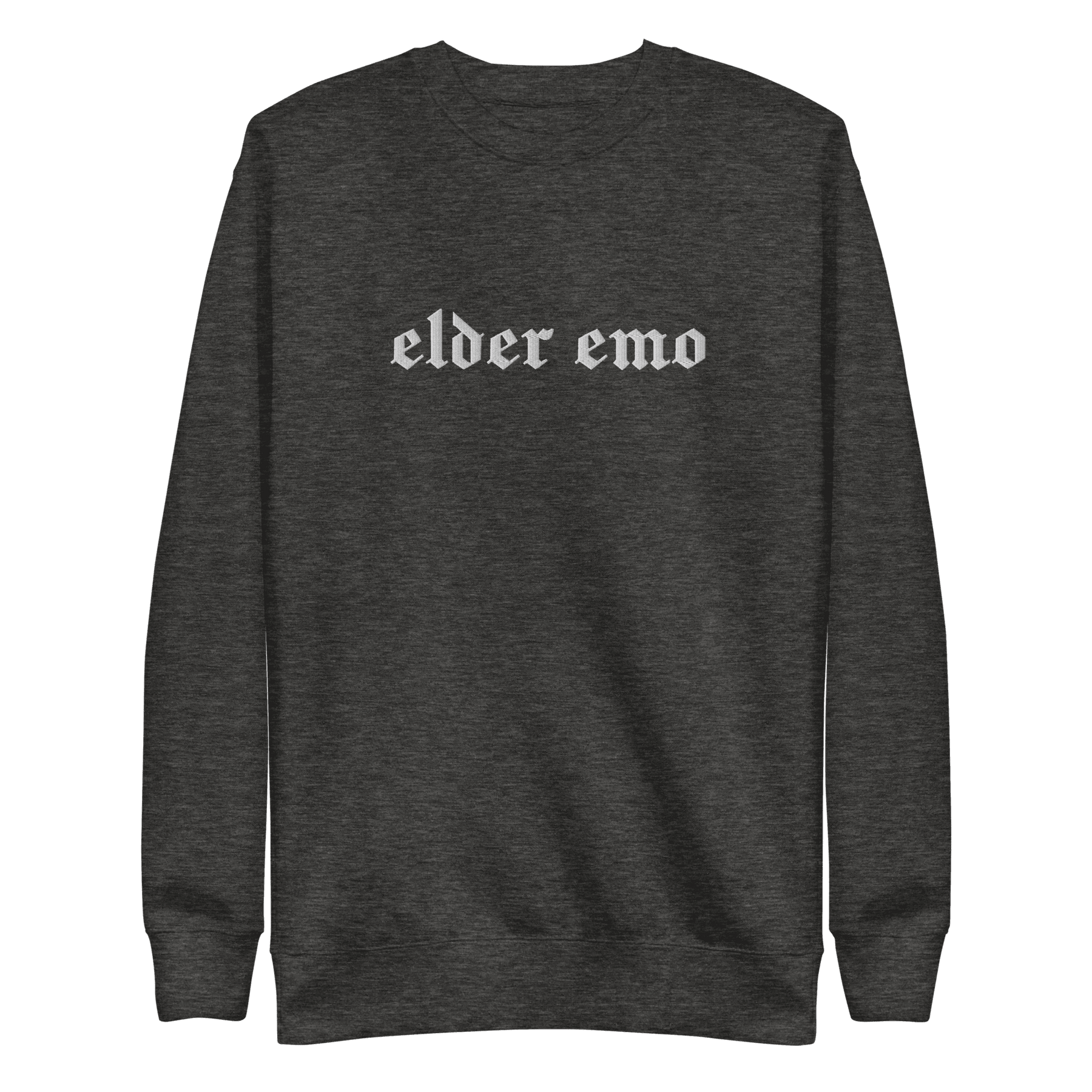 Elder Emo Embroidered Sweatshirt - Goth Cloth Co.7030142_11259